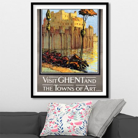 Art Nouveau Ghent Castle – Wall Hanging
