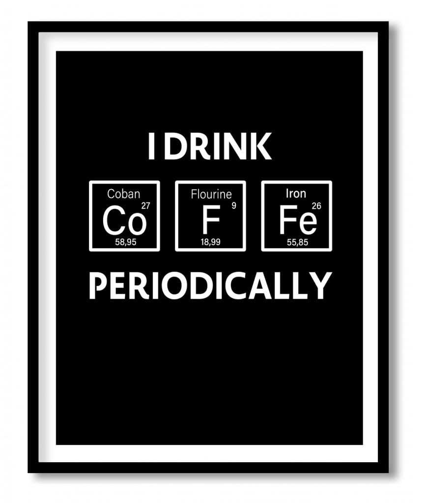 Coffee Periodic Table