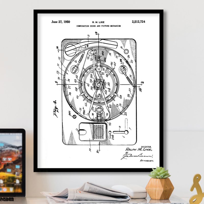 Geometric Sound Picture Mechanism – Wall Hanging