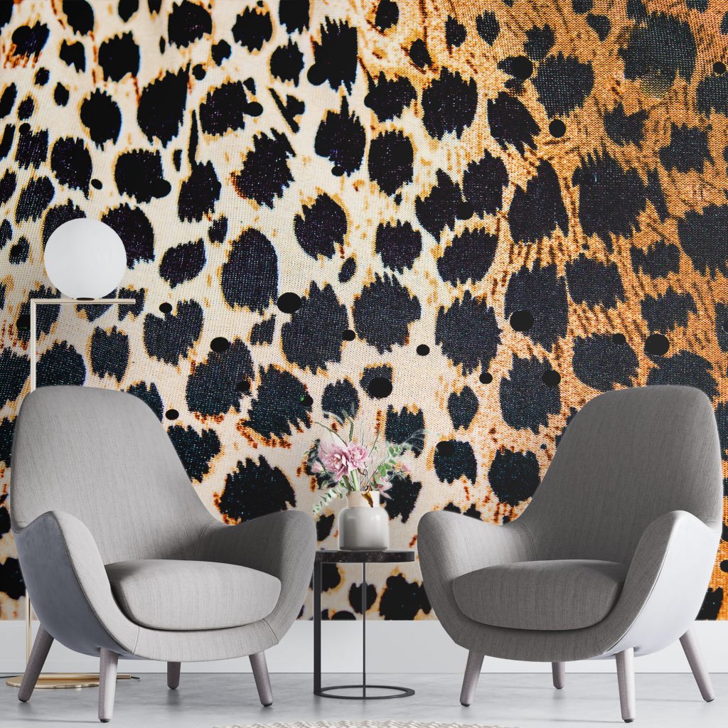 Tiger print - Mural Wallpaper, PVC Free, Non-Toxic