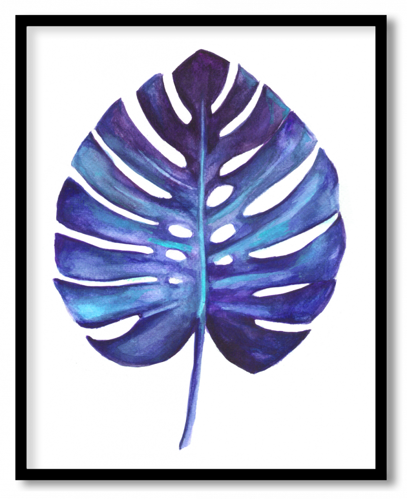 Blue leaf #16