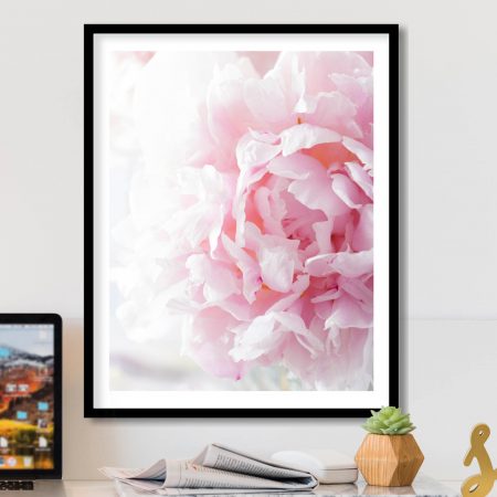 Botanical Pink Peony – Wall Hanging