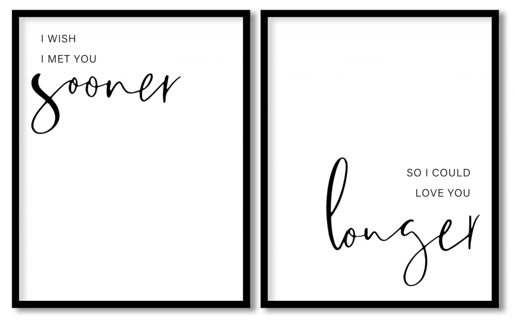 Set of 2 sooner and longer