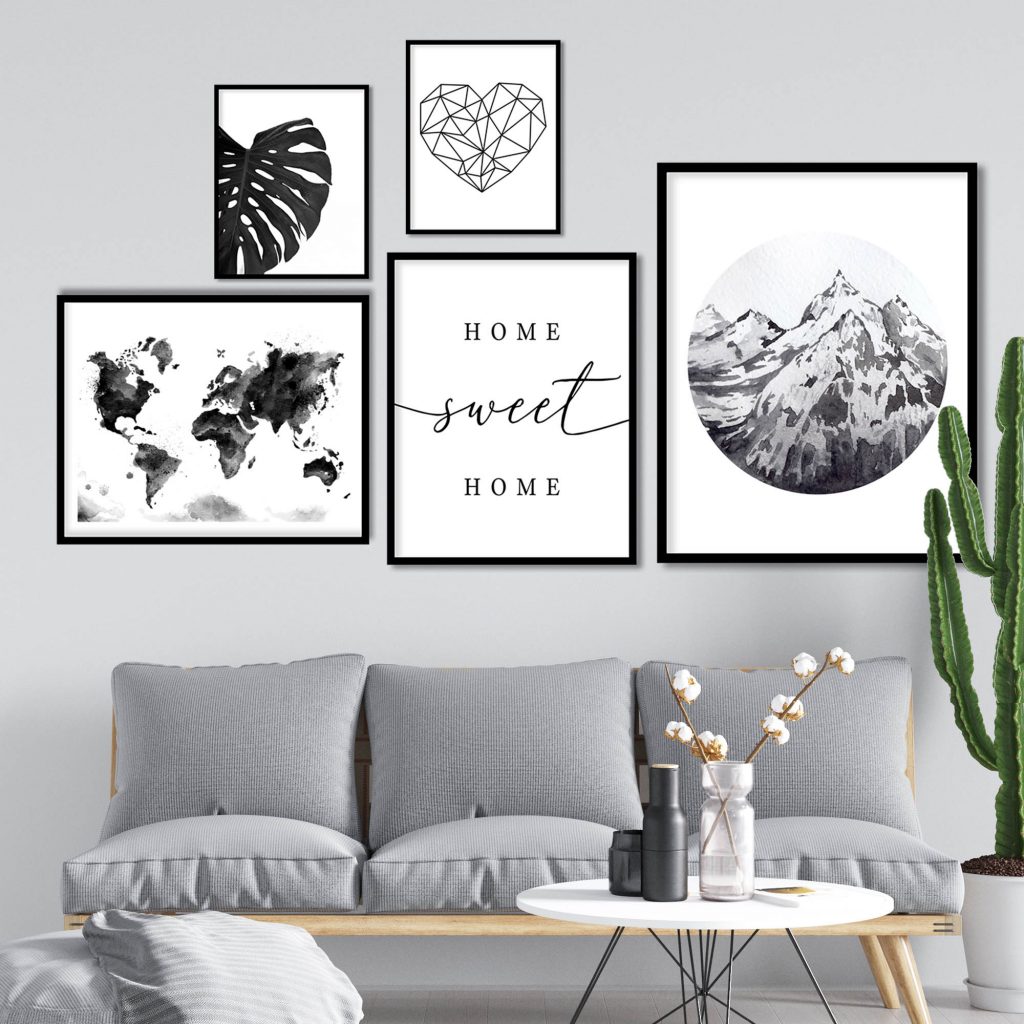 HOME sweet HOME - Home Quote – Wall Art