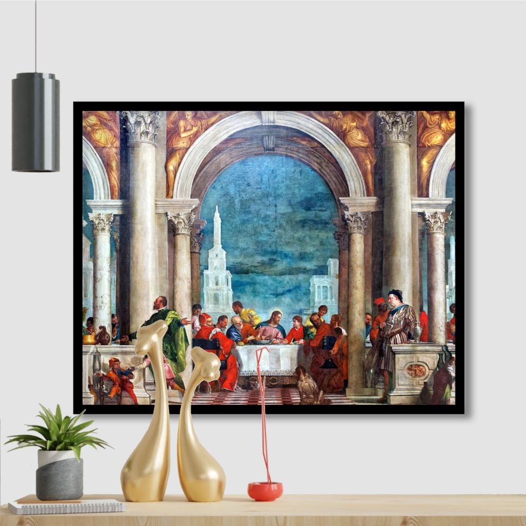 The Feast in the house of levi by Paolo Veronese (1573)