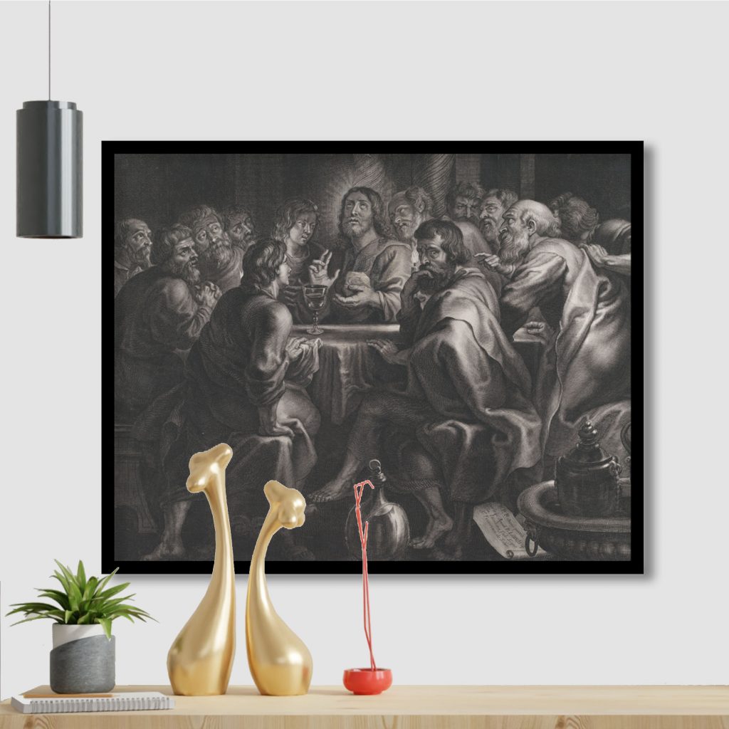 The last supper by Pierre Landry (17th century)