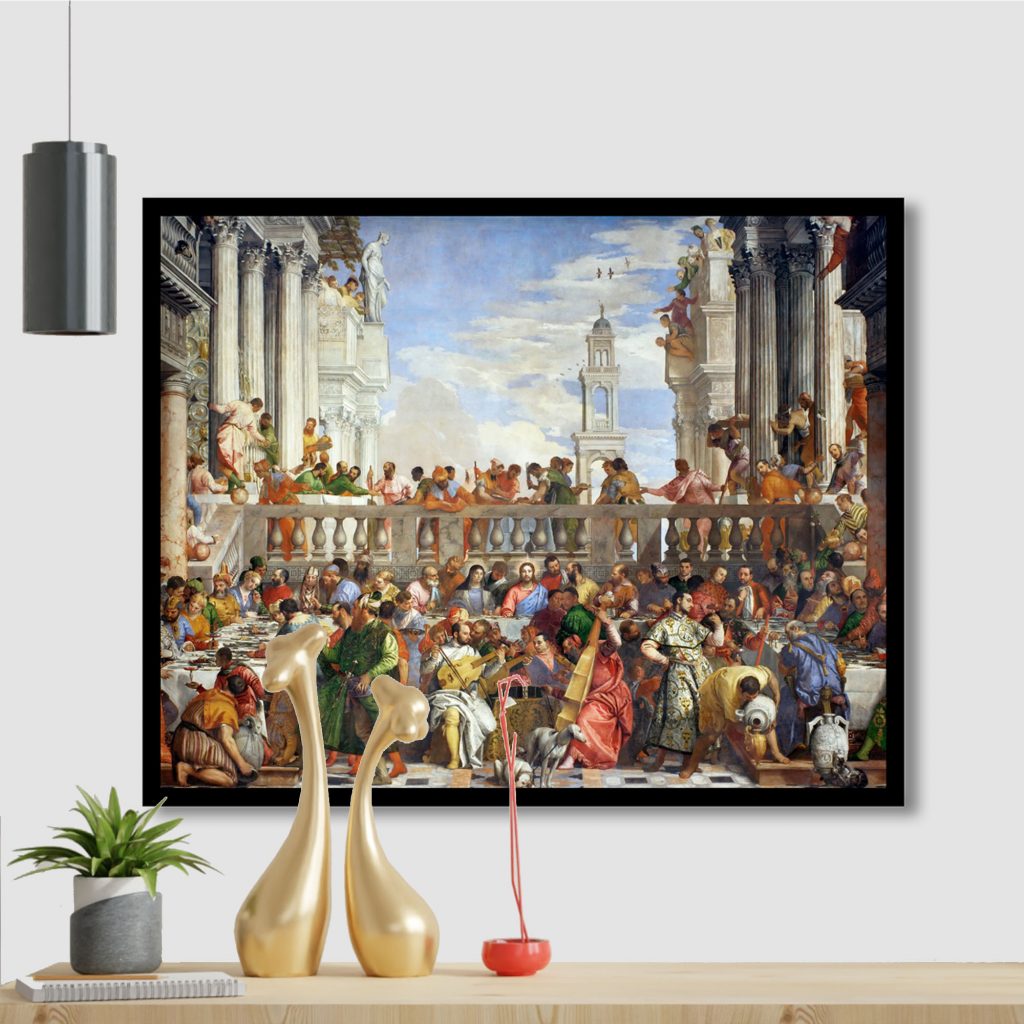 The wedding at cana by Paolo Veronese (1563)