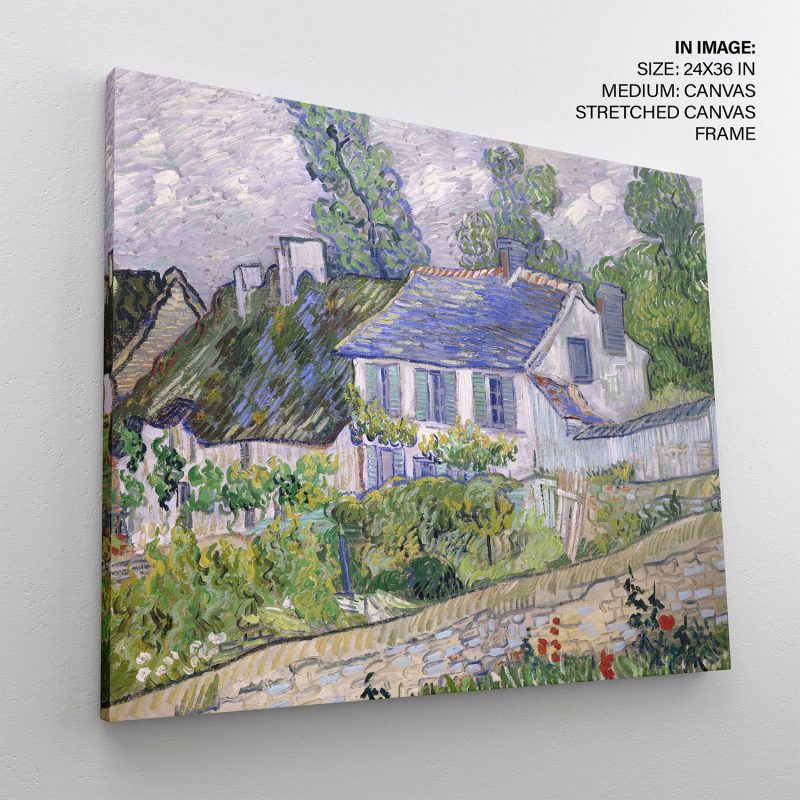 Houses at Auvers by Vincent Van Gogh (1890)