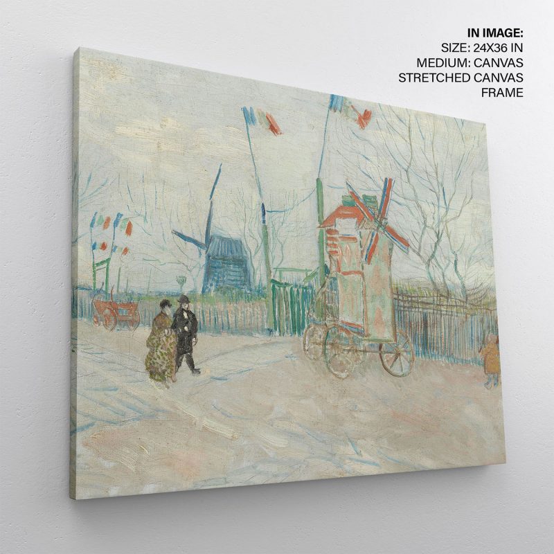 Impasse des Deux Frères by Vincent Van Gogh (1887)