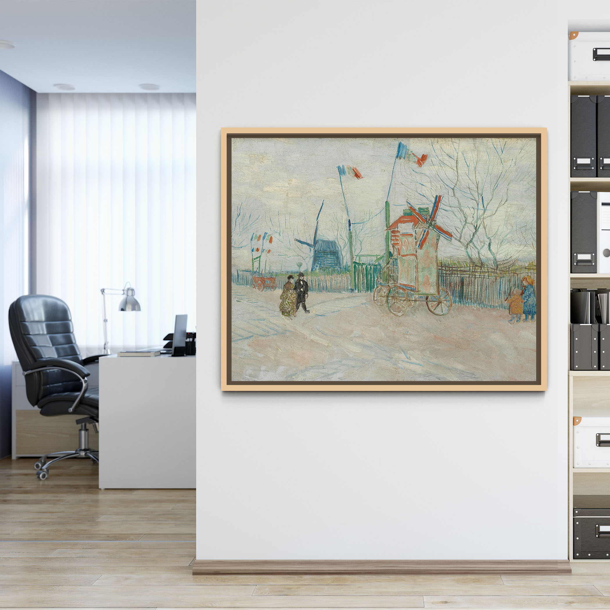 Impasse des Deux Frères by Vincent Van Gogh (1887) Wall Art, Hanging