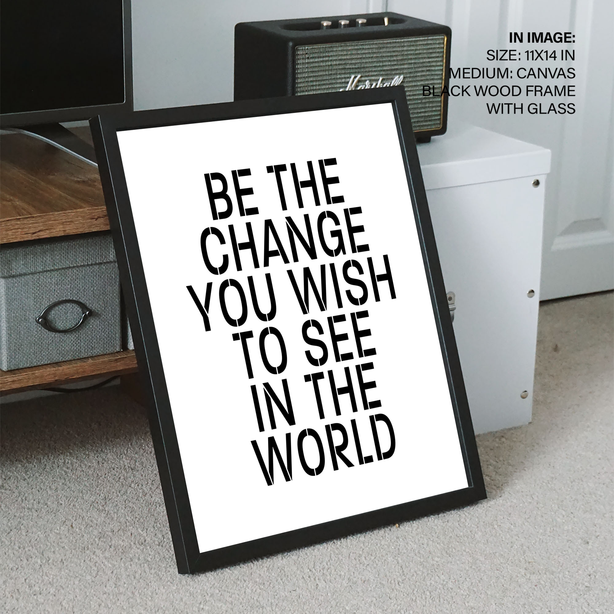 Be the change Wall Art, Hanging Wall Decor, Home Decor BestOfBharat
