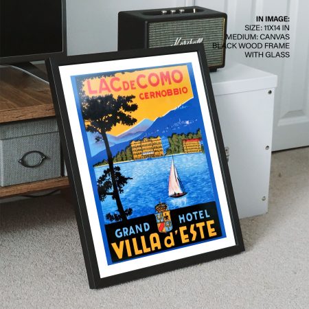 Italy vintage travel poster set of 3