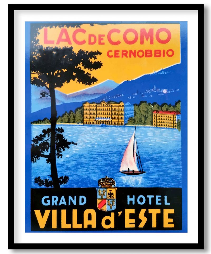 Italy vintage travel poster set of 3
