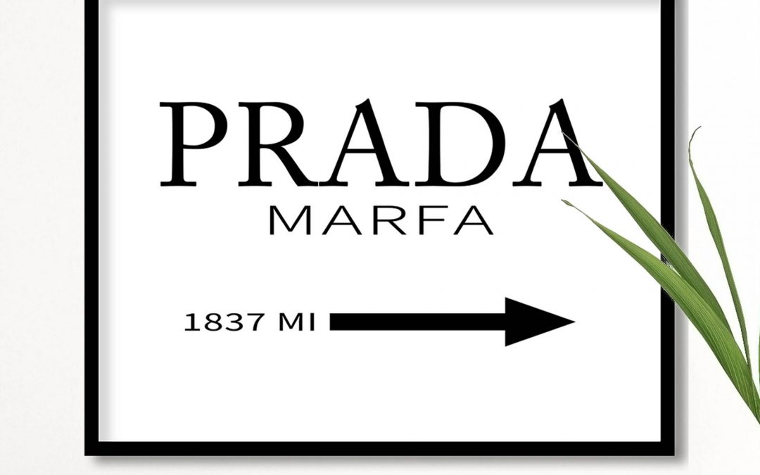 Wall Art | Prada marfa | Small to XXXL Sizes • 50+ Framing Styles