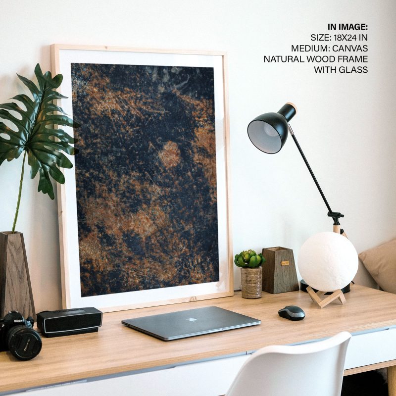 Abstract Textured Rusty Metal – Wall Hanging