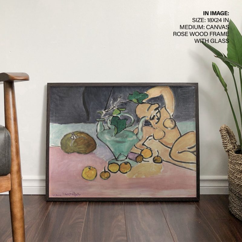 Sculpture and vase of ivy by Henri Matisse (1916)