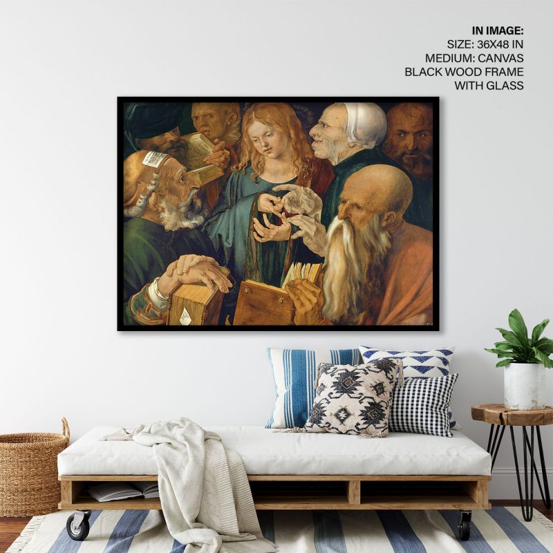 Christ among the doctors by Albrecht Durer (1506)