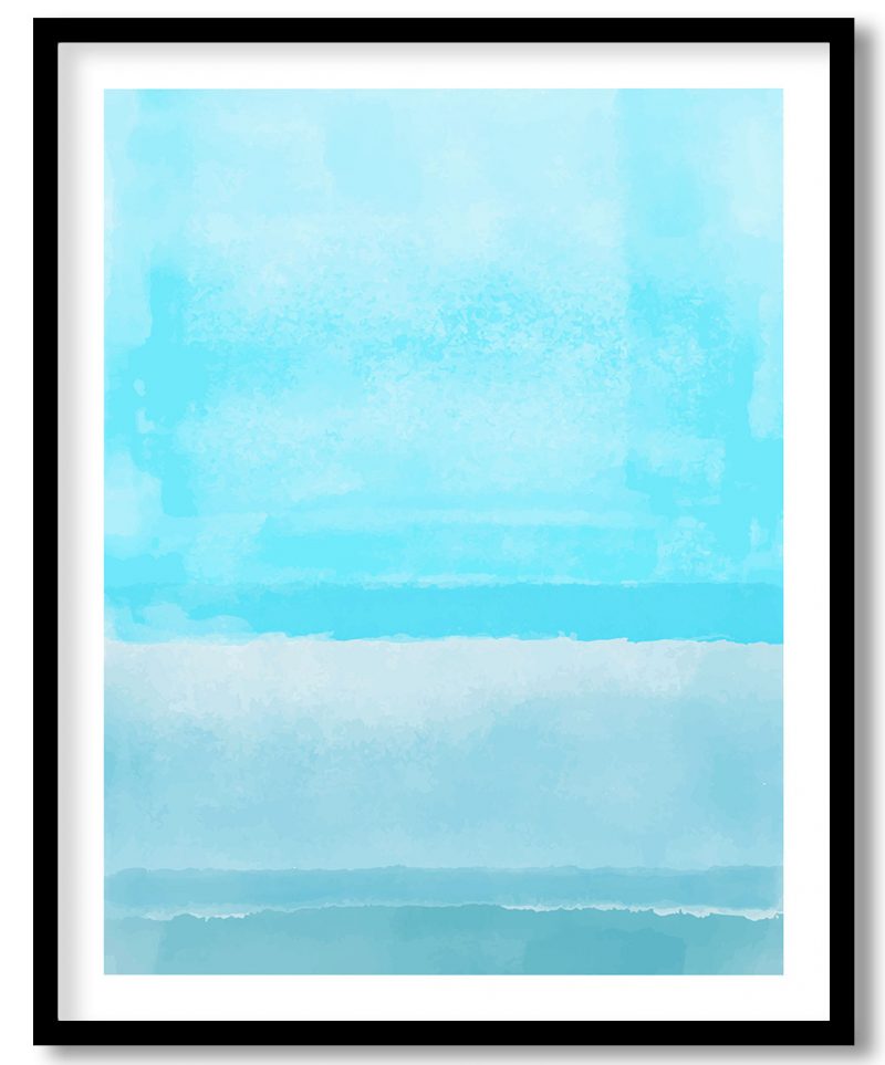 Abstract watercolor rothko concept painting #218