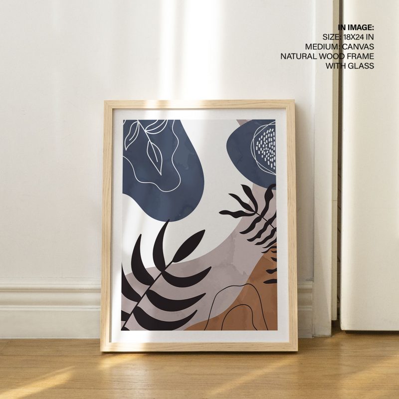 Abstract Botanical Forms – Wall Painting