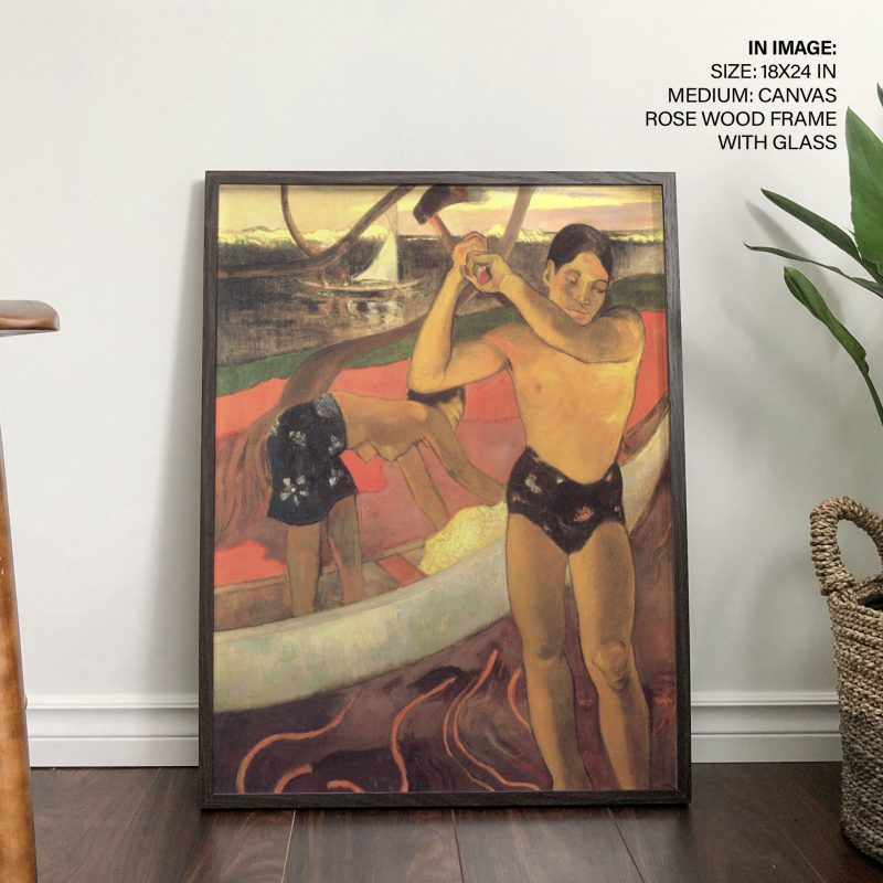 The woodcutter by Paul Gauguin (1891)