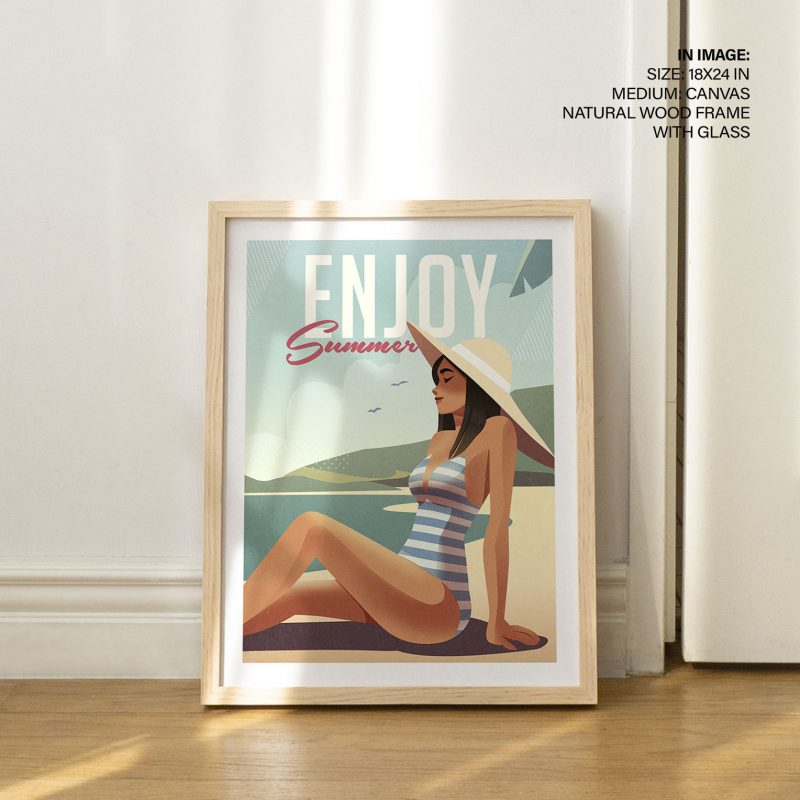 ENJOY Summer - Summer Quote – Wall Hanging