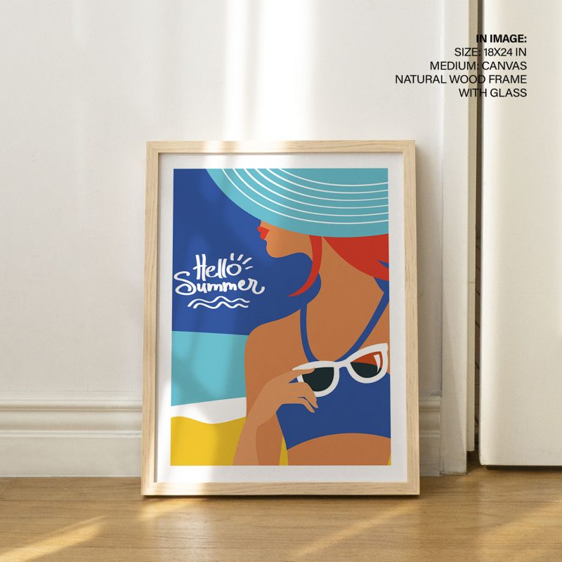 Hello Summer - Summer Phrase – Wall Decor