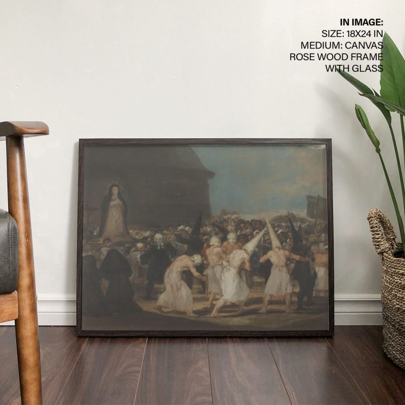 A procession of flagellants by Francisco Goya (1812-19)