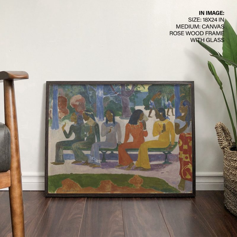 We shall not go to the market today by Paul Gauguin (1892)
