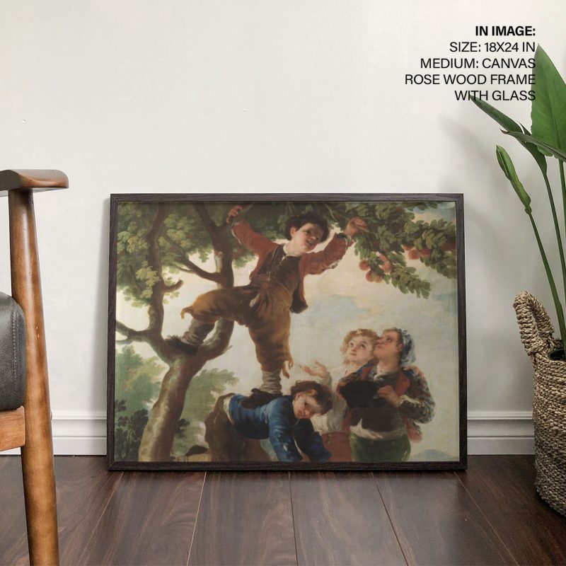 Boys picking fruit by Francisco Goya (1778)