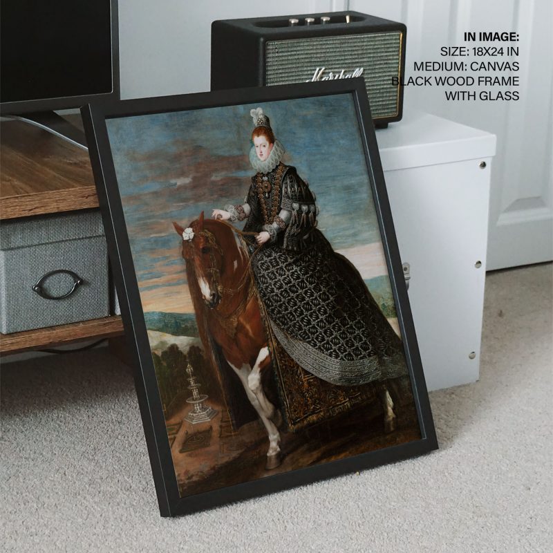 Equestrian portrait of margarita of austria by Diego Velazquez (1634 35)