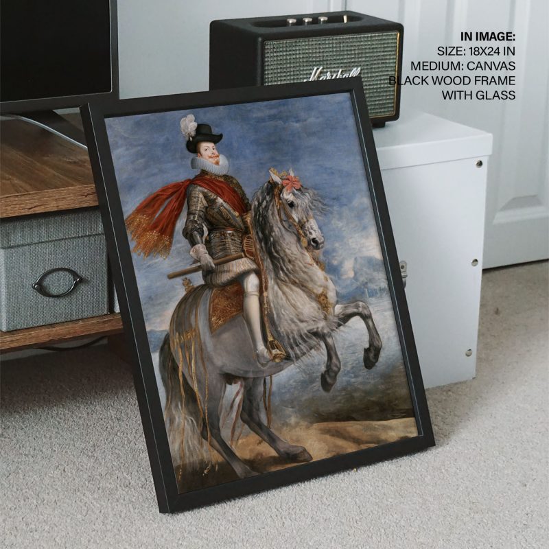 Equestrian portrait of philip III by Diego Velazquez (1634 35)