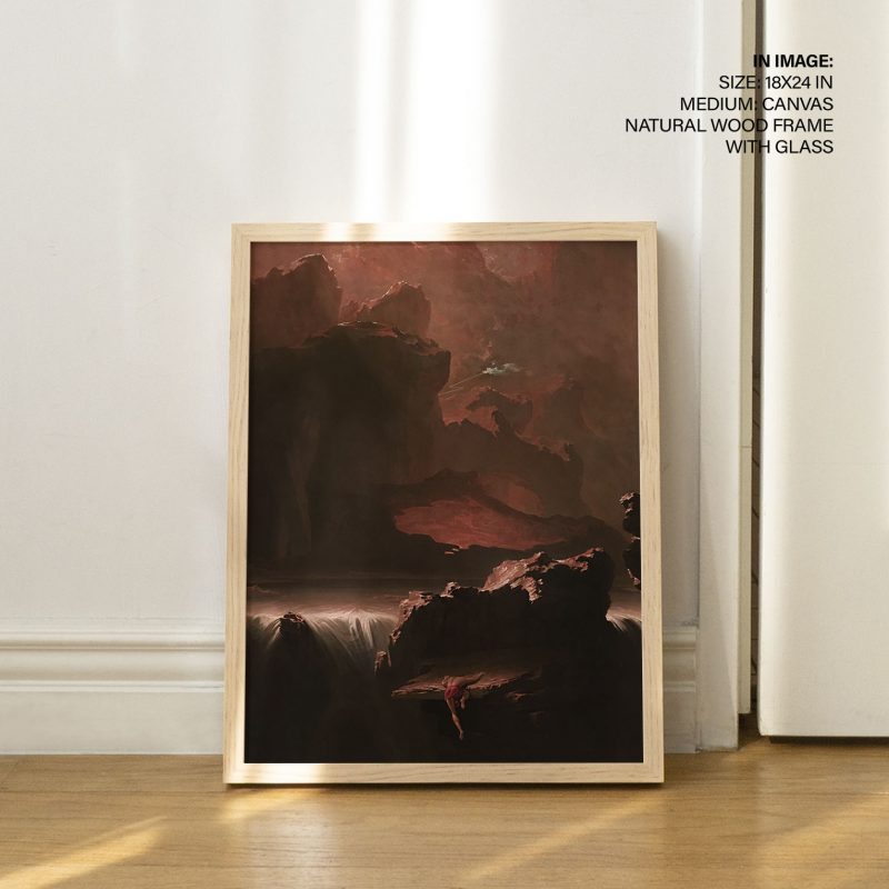 Sadak in search of the waters of oblivion by John Martin (1812)