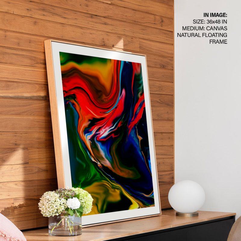 Abstract Swirling Colors – Wall Art