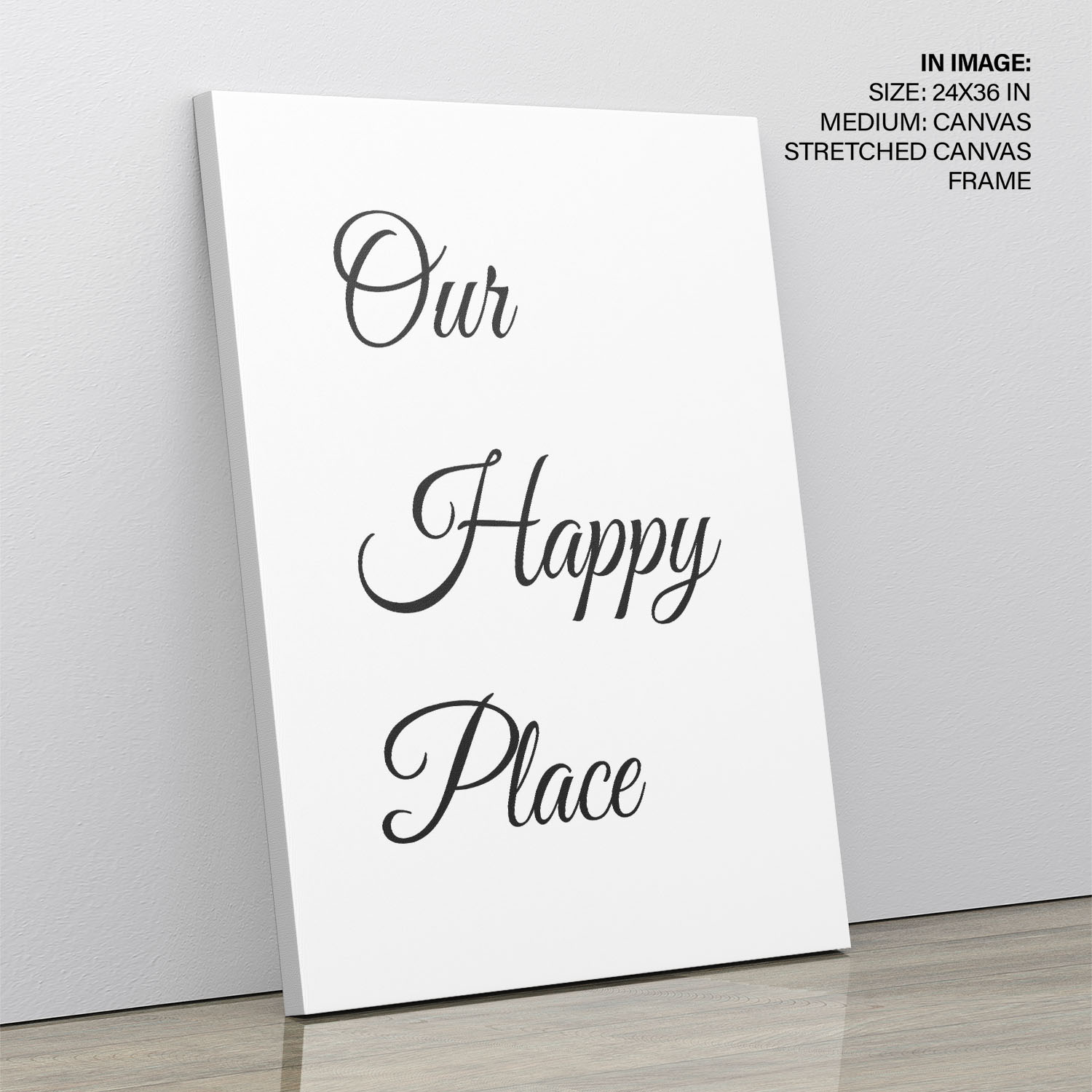 Our happy place Wall Art, Hanging Wall Decor, Home Decor BestOfBharat