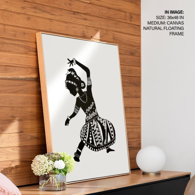 Traditional Black and White Dancer – Home Decor