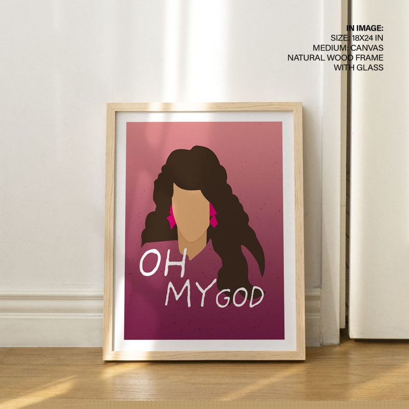 OH MY GOD - Pop Culture Quote – Wall Hanging