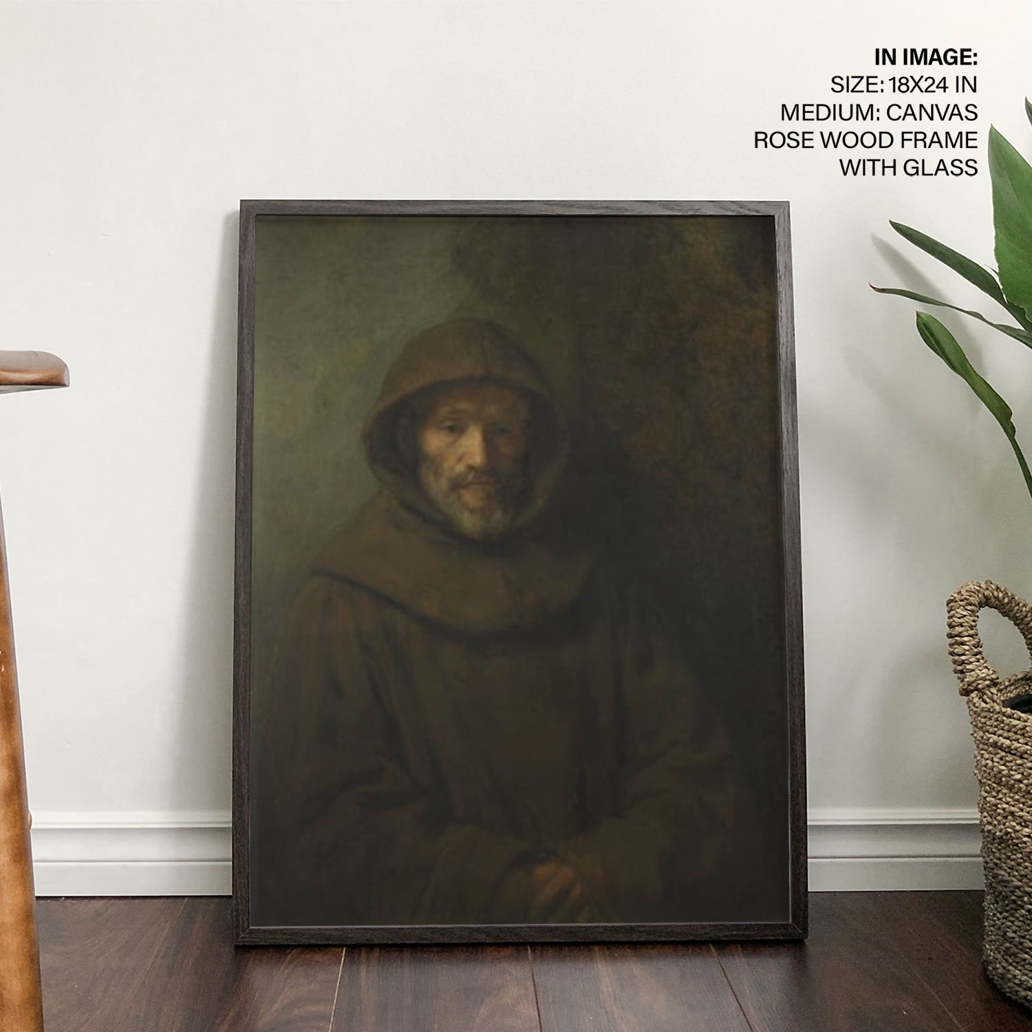 A franciscan friar by Rembrandt (1659) - Wall Art - 10+ Sizes, 50 ...