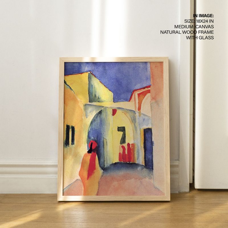 A glance down an alley by August Macke