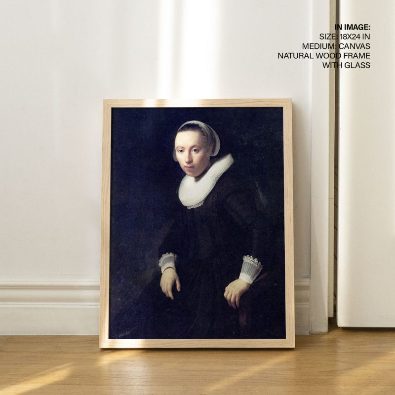 A portrait of a young woman by Rembrandt (1632)
