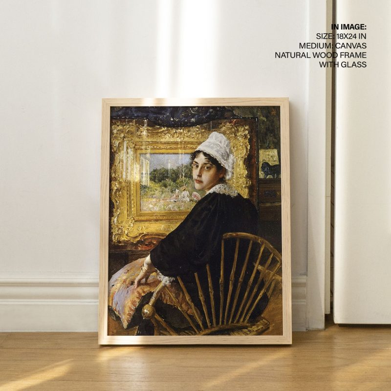 A study (the artist's wife) by William Merritt Chase (1892)