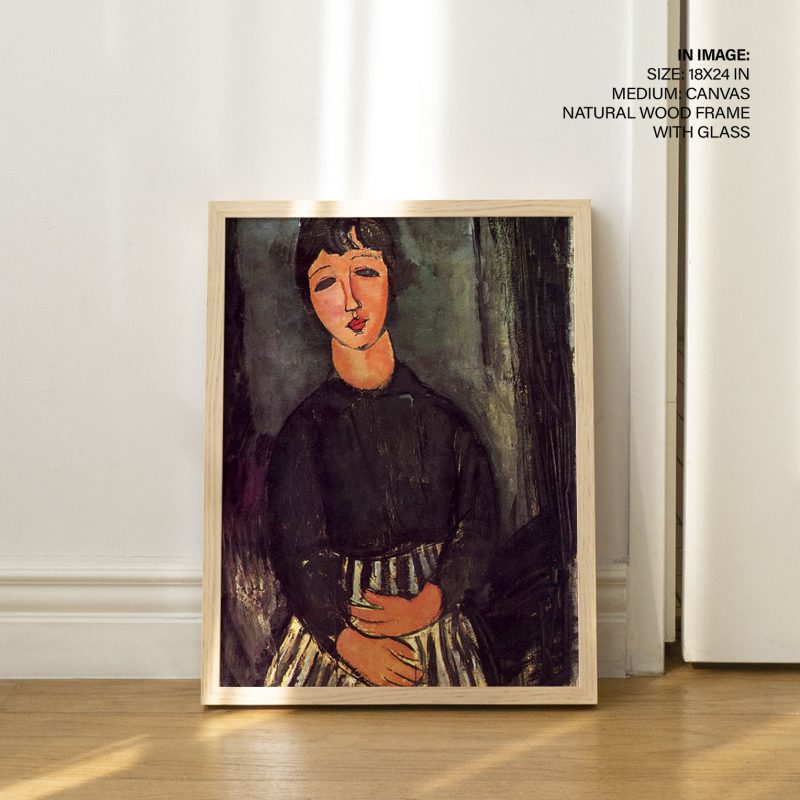 A young girl by Amedeo modigliani (1916)