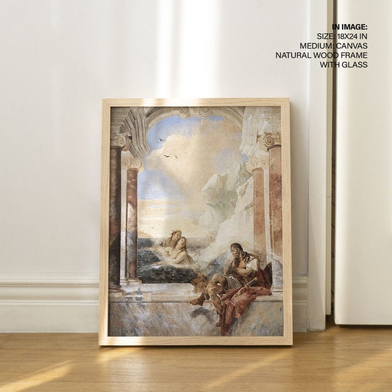 Achilles consoled by his mother, thetis by Giovanni Battista Tiepolo (1757)