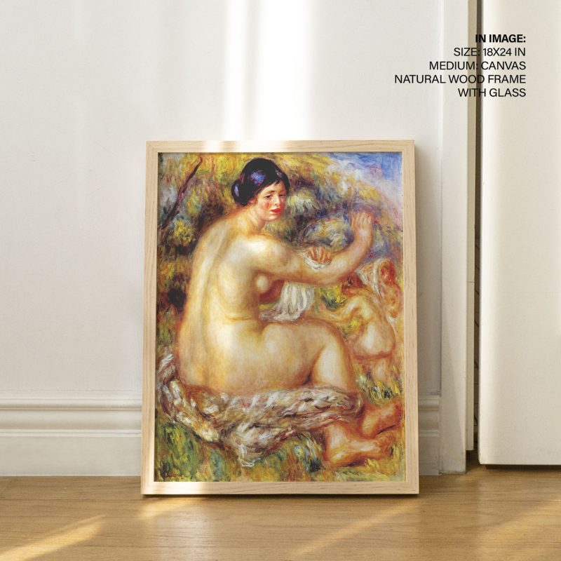After the bath by Pierre Auguste Renoir (1910-12)
