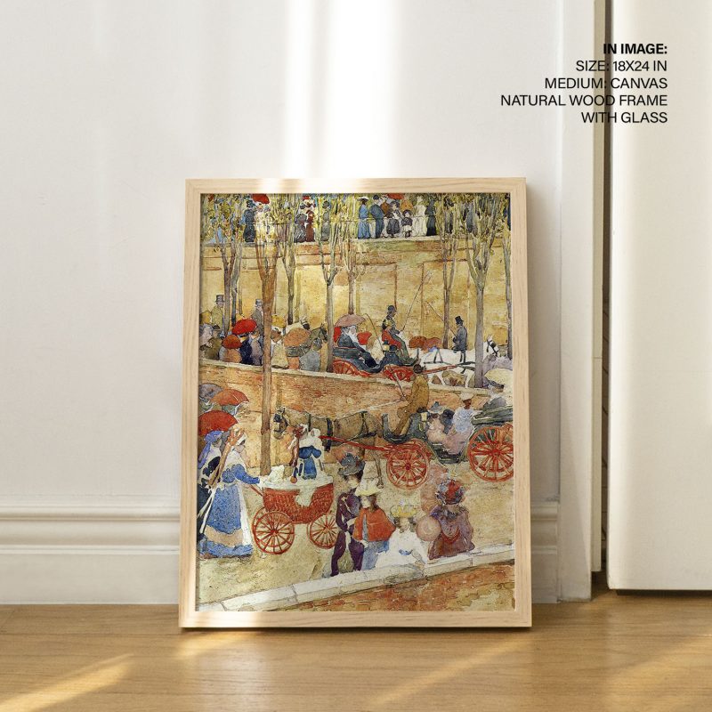 Afternoon pincian hill by Maurice Prendergast (1898-99)