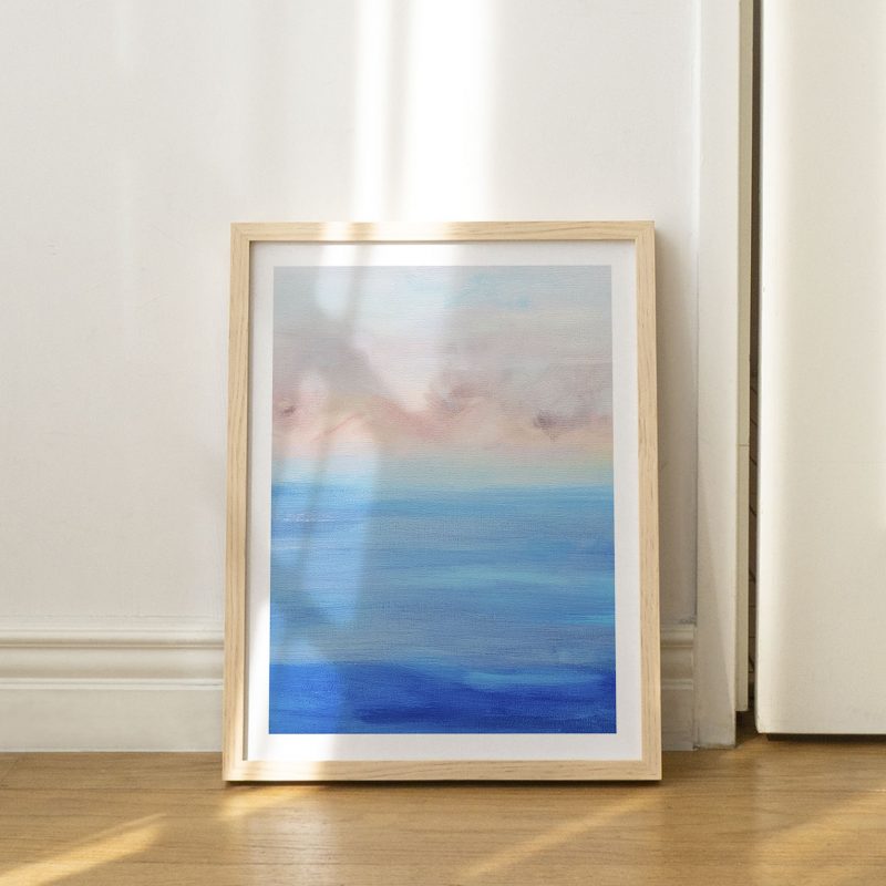 Abstract Sky and Ocean – Home Decor