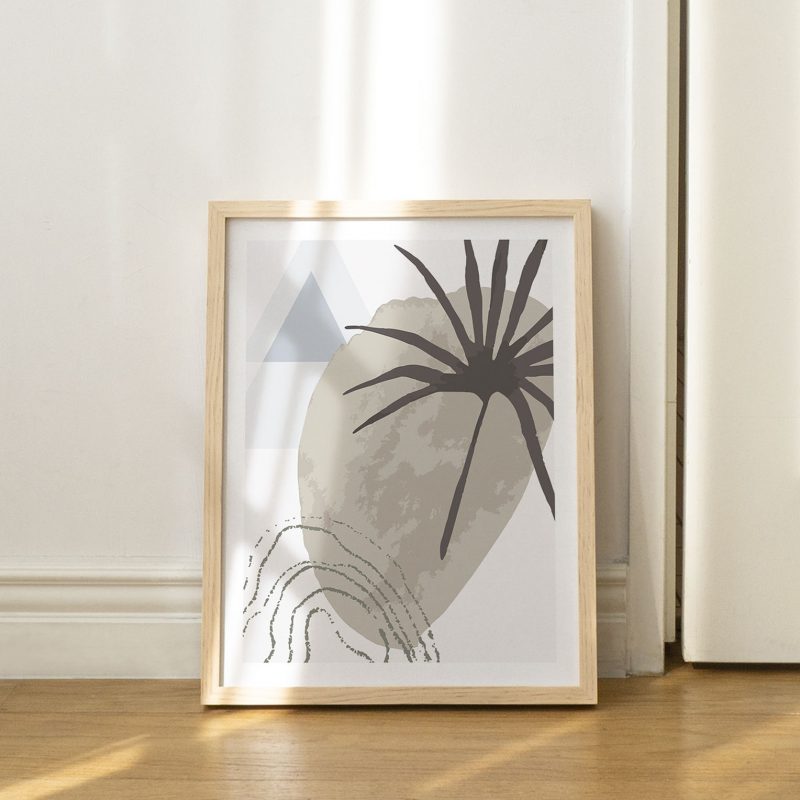 Abstract Spiky Plant Forms – Wall Hanging