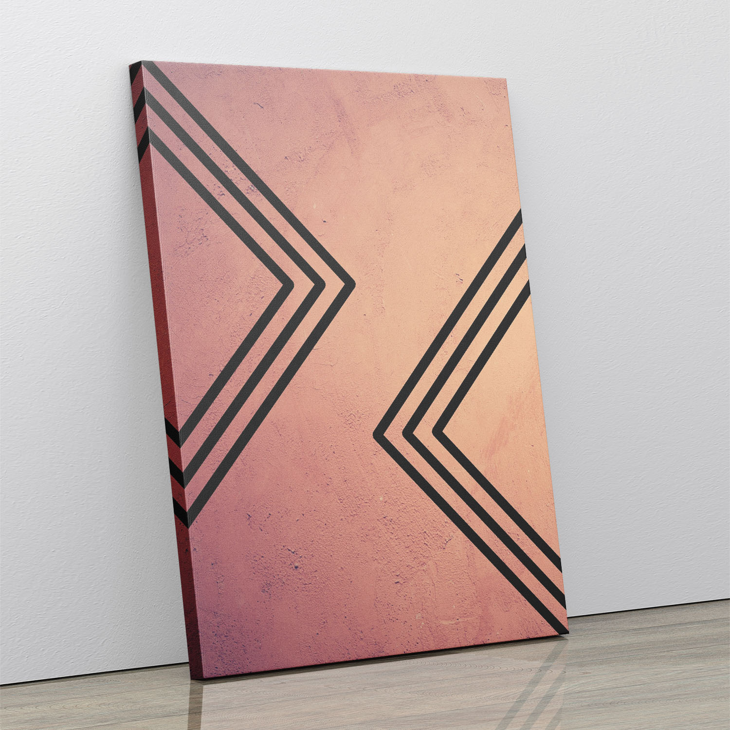 Abstract line drawing triangles Wall Art, Hanging Wall Decor, Home