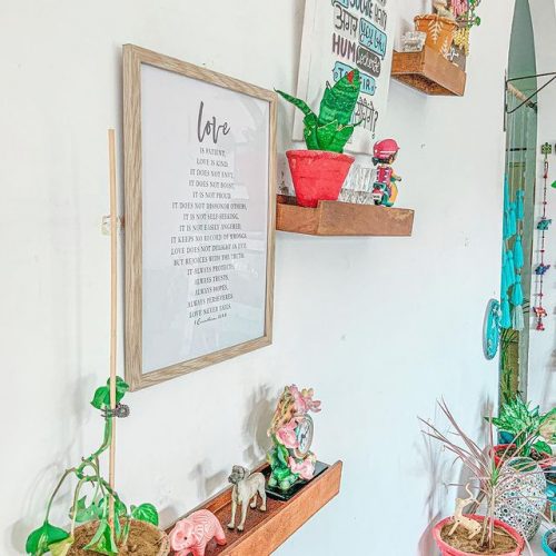 Love is Patient, Love is Kind | 1 Corinthians 13:4  | Scripture Art | Framed Wall Art | Type Poster | Love | Framed art | Framed Wall art photo review