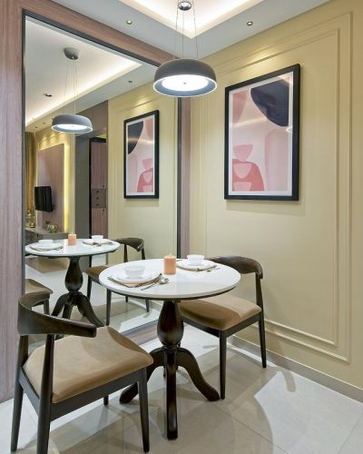 Trendy colorful watercolor abstract geometric figures photo review