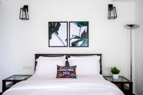 Monstera Abstract Framed Wall Art (Set of 2), Nature Art, Minimalist, Photography - Choose Size and Frame Color photo review